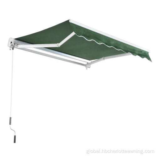 Manual Retractable Foldable Awning Outdoor Patio sunshade Waterproof canop awning Manufactory